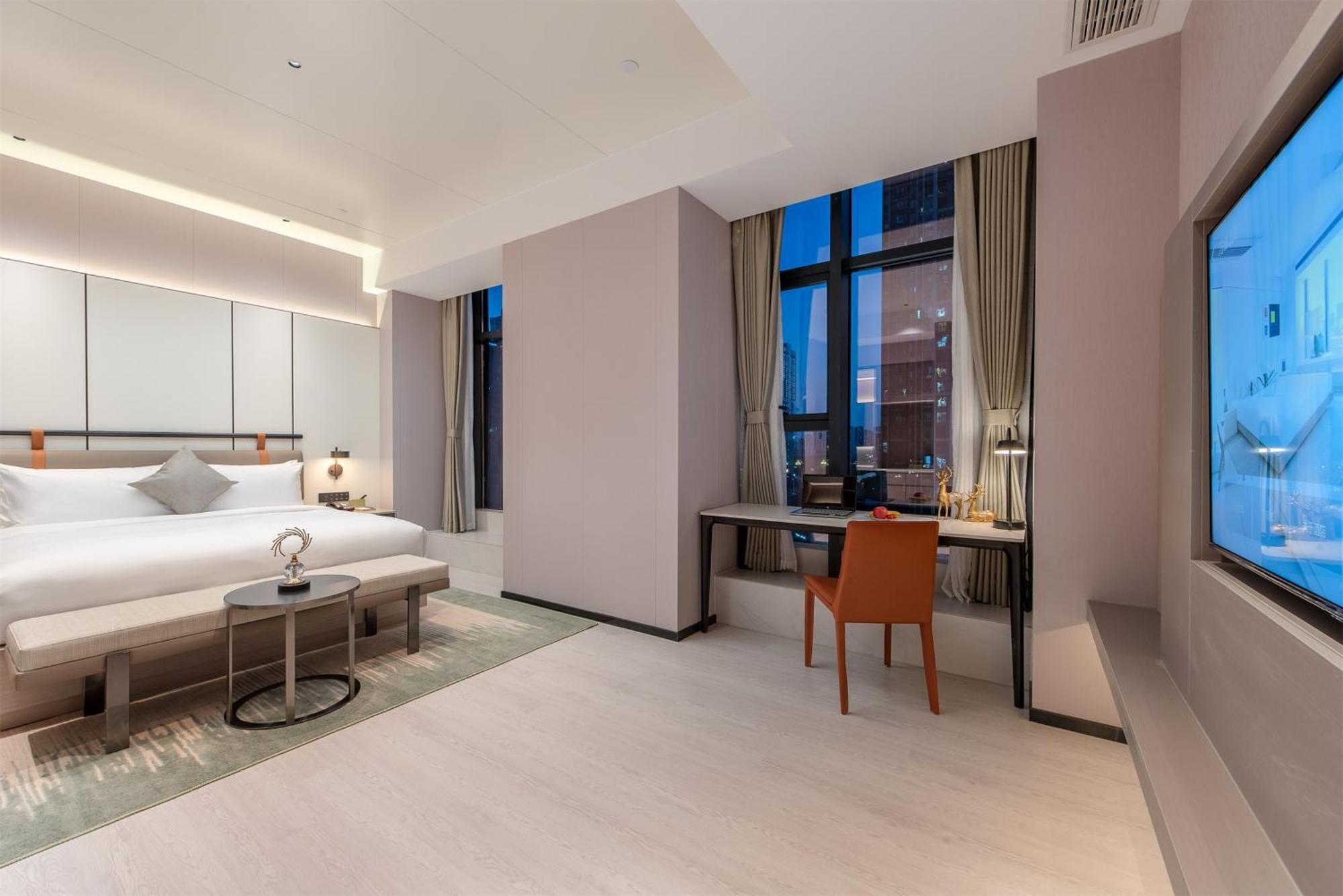 Oness Executive Hotel Guangzhou Huangpu Luogang - Free Shuttle Bus For Canton Fair المظهر الخارجي الصورة
